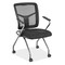 Officesource CoolMesh Collection Nesting Chair with Titanium Gray Frame OSSN6955FBK - alternate 1